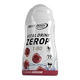 Best Body Nutrition Vital Drink ZEROP - Kirsche, Original Getränkekonzentrat - Sirup - zuckerfrei, 1:80 ergibt 19 Portionen Fertiggetränk