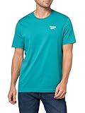 Reebok Herren Id Energy Small Logo Tee, Team Teal, Mittel