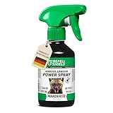 RepellShield® Marderspray Auto & Haushalt -250 ml- Natürlich mit Geraniol - Effektive Marderabwehr im Motorraum, Garage, Dachboden & Garten - Anti‑Marder Spray ohne Rückstände, Marder vertreiben