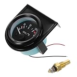 Alipis Öltemperaturanzeige 50-150 °c Zeigerstil Autoinstrument 12 V Metallanalogthermometer Für Automobilmodifikationen