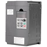 Frequenzumrichter 220V, 1.5kW 8A Einphasen Frequenzumrichter mit VFD Antrieb Einphasen Drehstrommotor Universal VFD Drehzahlregler für Drehstrommotoren