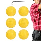 Sulxyi Helle Golfbälle - Kleine 4 cm tragbare Golf-Übungsbälle aus PU-| Multifunktionaler High-Bounce-Golfball, wiederverwendbar, weiche PU-Golfbälle für Männer, Frauen, Mädchen, Golftraining