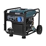 K&S Könner&Söhnen KS 6500iE generator inverter 6500W, mit Elektrostart, Eco-Modu, LED-Anzeige | notstromaggregat für empfindliche Geräte für Zuhause, Bau, stromgenerator inverter, stromerzeuger Benzin