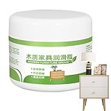 Holzwachs, 35g Geräuschminderndes Vielseitiges Gleitfett | Holz Schmiermittel | Für Schublade Schrank Tisch Küche Werkstatt Säge Schneidebrett Arbeitsplatte