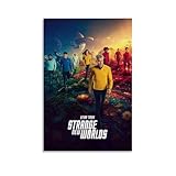 SLSCSXYP Star Trek Strange New Worlds Klassische Vintage-Film- und TV-Serie, Leinwand-Poster, Wandkunst, dekoratives Gemälde, Schlafzimmer, Gemälde, Poster, 30 x 45 cm, ungerahmter Stil