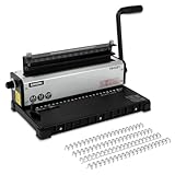 RAYSON Drahtbindegerät, 23 Löcher, Bindet 200 Blatt, 2:1...