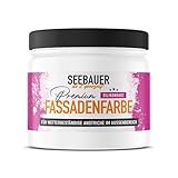 SEEBAUER diy Silikonharz-Fassadenfarbe Weiß 300ML für...