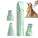Elektrische Haarschere für Hunde | 4 in 1 Kabelloser elektrischer Haarschneider für Ohren Augen Gesicht Katzen Hunde