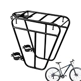 Kanoauo Fahrrad Gepäckträger Vorne | Gepäckträger Für Trekking Und Reise | Stützfuß Für Camping Outdoor Rucksack Fahrradabenteuer Familienausflüge