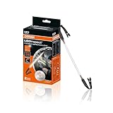 Osram LEDinspect Flexible Inspection Light, wiederaufladbare LED-Inspektionsleuchte, 6000K, Helligkeit bis zu 1000lm, abnehmbare elastische Bänder, White
