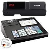 Olympia K200 Registrierkasse | Kasse für den Handel | Touchdisplay 7 Zoll | Android 11 | 58 mm Thermodrucker | Hubtastatur mit 48 Tasten | LED-Anzeige | grafisches Bonlogo | intuitive Bedienung