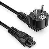 Netzkabel 1,8 m (6 Fuß) EU-Stecker Universalkabel für alle 3-Fach-Laptop-Wechselstrom-Wandadapter Laptop-Notebook-Computer für Acer, Dell, HP, Sony, Vaio, Lenovo ThinkPad Ladegerät