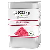 Spicebar Himbeerpulver Bio - 50 Gramm - Fruchtpulver gefriergetrocknet aus 100% Himbeeren - ideal für Porridges, Smoothies, zum Backen oder als Topping für Quarkspeisen