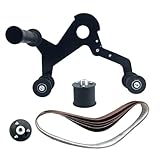 SEWACC Bandschleifer Zubehör mit Polymer führung Verschleißfest Schutzabdeckung für Sichere Anwendung Gleichmäßiges Schleifen Hochfederstahl Feder Langlebig und Einfach zu Bedienen