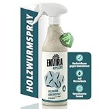 Envira Holzwurm Spray 500 ml - Hochwirksames Abwehr-Mittel gegen Holzwürmer in Möbeln & Holz - Holzwurm Ex für innen & außen - Holzwurmmittel mit dezentem Zitrusduft, geruchsarm
