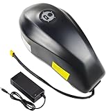 WILLQ Kraftstofftank-Stil 48 V 52 V 60 V 72 V Ebike Lithium-Ionen-Akku 20 Ah 30 Ah 35 Ah für 0–1680 W Motor Motorrad Dreirad Roller Umbausatz mit Ladegerät und XT90-Stecker,60v20ah