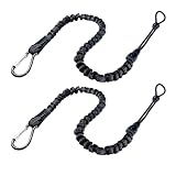 2 Stück Nylon Werkzeug Lanyard Seil Mit Federschraubenverschluss Karabiner Funktionierendes Sicherheitsseil Mit Absturzsicherung Werkzeug Tether Lanyard Werkzeug Lanyard Mit Schnallenriemen Länge