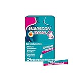 GAVISCON Dual Suspension - Magengel mit Zweifachwirkung - Lindert Sodbrennen & saures Aufstoßen, neutralisiert Magensäure - 24 x 10 ml im Beutel