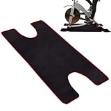 Fitnessstudio -Gerätematte, stationäre Fahrradmatte - Anti-Schlupf-Rudermaschinen-Matten-Übungskissen - Wiederverwendbar