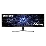 Monitor 49 cali LC49RG90SSPXEN VA 5120x1440 DQHD 32:9 super szeroki 2xHDMI/2xDP 4 ms (GTG) zakrzywiony 120Hz Gaming 2 lata d2d