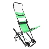 Klappbarer Treppenstuhl, manuell klappbarer Treppenstuhl, Treppenrettungsstuhl mit Sicherheitsgurt, geeignet für Senioren und Menschen mit Behinderung