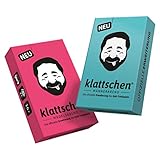 DENKRIESEN - klattschen® Doppelpack - Mädelsabend & Männerabend | Ab 16 Jahren | 2+ Spieler | Trinkspiel | Partyspiel | Die Offiziellen Erweiterungen des Kult-Trinkspiels | Perfekt für Spaßige Abende