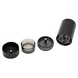 Bindokun Grinder Elektrisch, Elektrischer Kräutermühle, Mini Grinder Aluminium, USB Aufladbar Elektrischer Grinder mit Reinigungsbürste, Ø 50mm