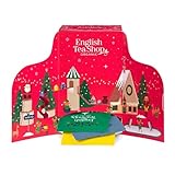 ETS Tee Adventskalender 2025 'Elfen-Dorf' rot | 24 verschiedene BIO Tees | Früchtetee, Kräutertee, Grüner Tee, Schwarzer Tee, Chai