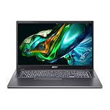 acer Aspire 17 | Steel Gray | 17,3' FHD | Core 7 150U | RAM: 16GB (DDR5) | SSD: 1TB | beleuchtete Tastatur | Windows 11 Pro | Office 2024 Pro | Notebooktasche