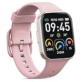 Jugeman Smartwatch Damen, Fitnessuhr 1,69/'' HD Farbdisplay,...
