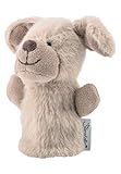 Sterntaler Fingerpuppe Hund Lucky - weiches Fingerspielzeug für Kinder - zum Erzählen, Kuscheln & Sprachförderung – Perfekter, Kleiner Spielkamerad & Geschenkidee – ideal unterwegs, graubeige