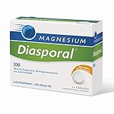 Magnesium-Diasporal 100, Lutschtabletten, gegen Verspannungen durch Magnesiummangel, 100 mg Magnesium pro Tablette, 100 Stück