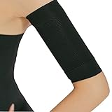 Artibetter 2 Paar Abnehmen Compression Arm Shaper Hilft Tonform Oberarme Ärmel Schwarz