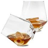 Maxito Whiskey Gläser ∣ 2er Set ∣ Einzigartiges Design für Whisky ∣ Ideal als Gläser Set ∣ Whisky Gläser ∣ Likörgläser ∣ Männergeschenke