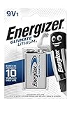 Energizer 4 9V Lithium Batterien Lithium 9V-Block L522-9V-FR22-E-Block (4er Set)