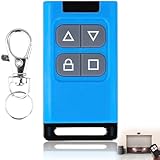 Garagentoröffner Fernbedienung, Rolling-Code Garagentor Fernbedienung Universal mit Frequenzen von 433,92 MHz bis 868MHz, Lernbare Handsender Kompatibel mit Hörmann, Marantec, Novoferm, BFT, FAAC