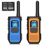 AWANFI Walkie Talkie Aufladbar mit Li-ion Akku, Walkie Talkie Kinder Erwachsene, Funkgerät Große Reichweite, 16 Channels Walky Talky, VOX und Type C Ladekabel für Biking Camping Wandern