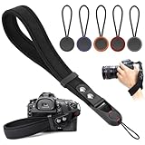 Dtoterul Kamera Handschlaufe, Kamera Handschlaufe mit Schnellverschluss Verstellbare, Kamera Schlaufe Handgelenk Trageschlaufe für Spiegelreflexkameras, die meisten Kameras(Mit Schwanzseil)