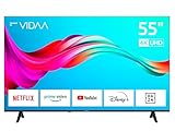 DYON Smart 55 VX - 55 Zoll (139 cm) 4K UHD Smart TV mit HD Triple Tuner (DVB-C/-S2/-T2), App Store, Prime Video, Netflix, YouTube, DAZN, Disney+, waipu.TV, Hotelmodus