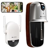 WLAN Türklingel mit Kamera,1080P HDR Video Türklingel Kabellos mit Chime,2,4/5GHz WLAN,Batterie-und solarbetrieben,PIR Personenerkennung, Nachtsicht,2-Wege-Audio,180-Tage Akku Funkklingel mit Kamera