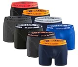 JACK & JONES Herren JACPUT Trunks 8 Pack 12259926, Forest Night/Mix 7, XL