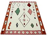 Wollteppich Bunt Berber Muster Marokko Stil Handgetuftet 120x180 cm 170X240 cm