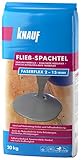 Knauf Faserflex Fließ-Spachtel, Ausgleichs-Masse, 20-kg – Spachtel-Masse, Ausgleichs-Spachtel, selbstverlaufend, Hochleistungs-Spachtel, spannungsarm, frostsicher, für 2-mm bis 15-mm Schichtdicken