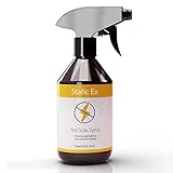 StaticEx Antistatik Spray Kleidung - 250ml - Geruchsneutrales & Natürliches Anti static Spray für Kleidung, Teppich, Möbel & Textilien, Auto - Natürliches Antistatikprodukt, Anti Staub Spray