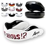 Ares Fightwear® Premium Mundschutz Boxen inkl. Aufbewahrungsbox für Kampfsport, MMA & Athleten I Maximaler Zahnschutz dank idealer Passform in TOP Qualität I Profi Mouthguard für Herren & Damen