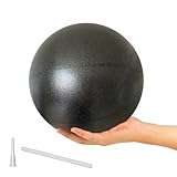 ElwynnLane 22,9 cm großer Pilates-Ball, Mini-Übungsball für Yoga, Stabilitätstraining, Fitnessstudio, platz- und rutschfeste Bälle