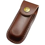 1 Stück Messertasche Messer Etui Leder Messer Lederetui In Braun Klappmesser Schutzhülle Messer Tasche Ohne Messer Messerscheide Tasche Messerscheide Werkzeug Für Taschenmesser, Klappmesser