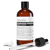 Zedernholzöl 100ML, MUNUSNA Ätherisches Öl Zedernholz Reines Natürliches für Glattes Haar, Duftöl Zedernöl für Aroma Diffuser, Cedarwood Oil