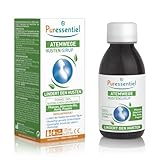 Puressentiel Atemwege - Hustensirup mit Pflanzen, ätherischen Ölen, Honig und Propolis - Hustenstiller - 100 Prozent natürliche Wirkstoffe, 125 ml