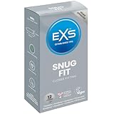 EXS | Snug Fit-Kondome | Naturlatex & fester sitzendes Kondom | Vegan | 12er-Pack